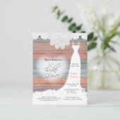 Vrijgezellenfeest in een kleurrijk ontwerp van elk uitnodiging briefkaart (Staand voorkant)