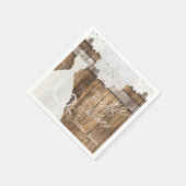 Vrijgezellenfeest in een Rustisch ontwerp van Barn Servetten (Hoek)