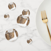 Vrijgezellenfeest in Rustic Wood & White Lace Confetti (Groep)