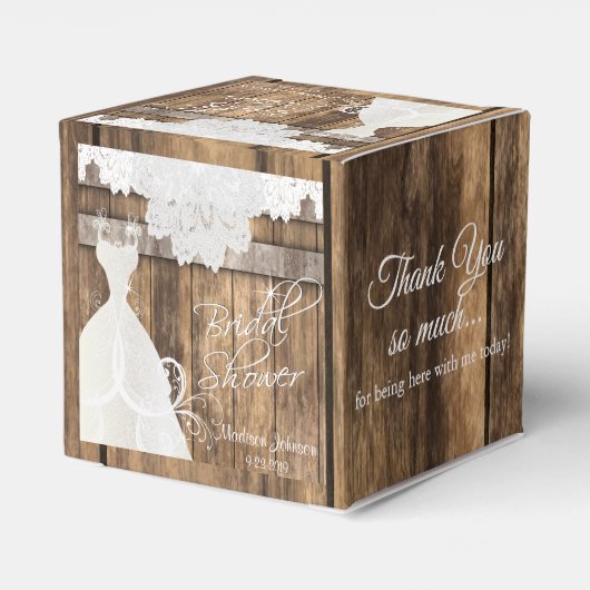 Vrijgezellenfeest in Rustiek Hout en Kant Design Bedankdoosjes (Achterkant)