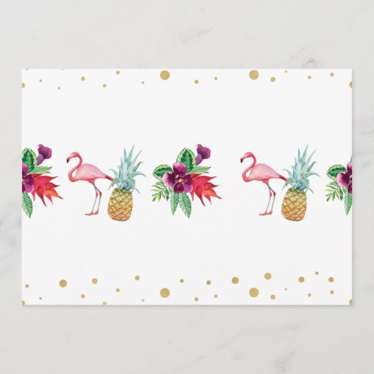 Vrijgezellenfeest Itinerary Aloha Flamingo Pineapp Programma (Achterkant)