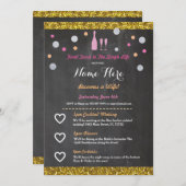 vrijgezellenfeest Itinerary Champagne Bachelorette Programma (Voorkant / Achterkant)