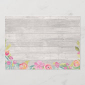 vrijgezellenfeest Itinerary Rustic Dinner Bachelor Programma (Achterkant)