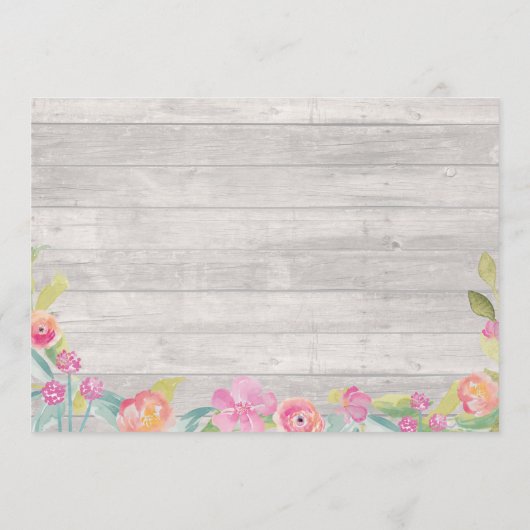 vrijgezellenfeest Itinerary Rustic Dinner Bachelor Programma (Achterkant)