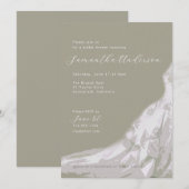 Vrijgezellenfeest Jurk Gown Taupe Kaart (Voorkant / Achterkant)