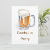 Vrijgezellenfeest Kaart (Staand voorkant)