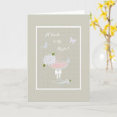 Vrijgezellenfeest Kaart voor de bruid (Gele Bloem)