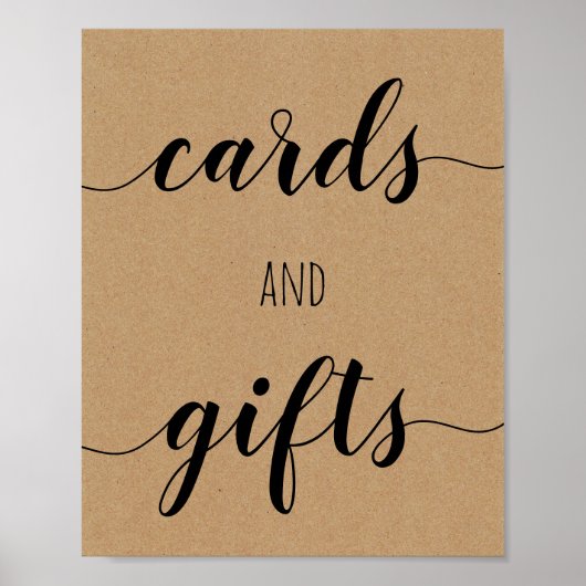 Vrijgezellenfeest Kaarten en cadeautjes Poster (Voorkant)