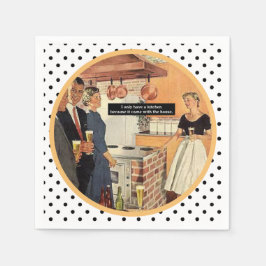 Vrijgezellenfeest Keuken Cocktails Grappig Servet