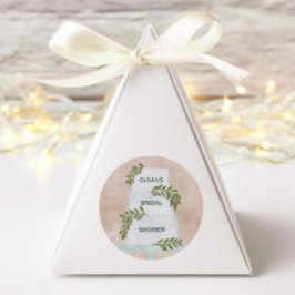 Vrijgezellenfeest Label, bruiloft Cake Envelope Se Ronde Sticker