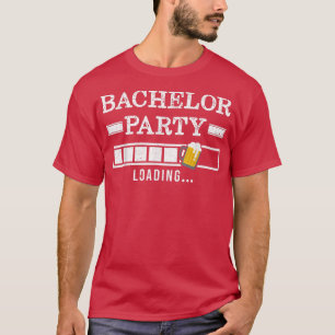 Vrijgezellenfeest Ladende Bruidegom Bruid Party Gr T-shirt