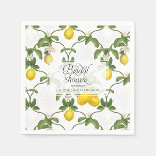 Vrijgezellenfeest Lemon Espalier Trellis Citrus Fl Servetten