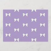 vrijgezellenfeest Lila rondweg Bachelorette uitnod Programma (Achterkant)