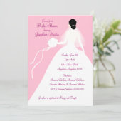 vrijgezellenfeest Luncheon Uitnodiging (Staand voorkant)