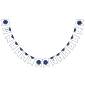 Vrijgezellenfeest. Mandala in donkerblauw Vlaggetjes (Alle)