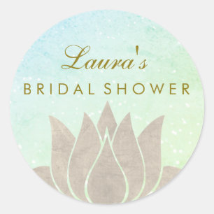 Vrijgezellenfeest Mandala Lotus Flower Swirl Ronde Sticker