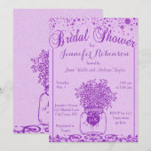 Vrijgezellenfeest | Mason Jar Heart Kaart (Voorkant / Achterkant)