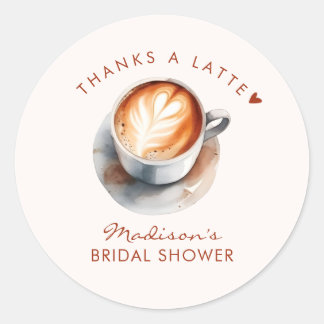 Vrijgezellenfeest met Boho Coffee-thema Ronde Sticker