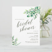 Vrijgezellenfeest met botanische groen van de mod kaart (Staand voorkant)