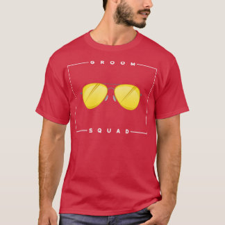 Vrijgezellenfeest met bril t-shirt