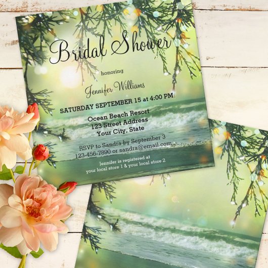 Vrijgezellenfeest met groene mousserende lampjes u kaart