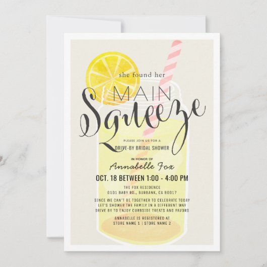 Vrijgezellenfeest met hoofdpleister voor limonade  kaart (Voorkant)