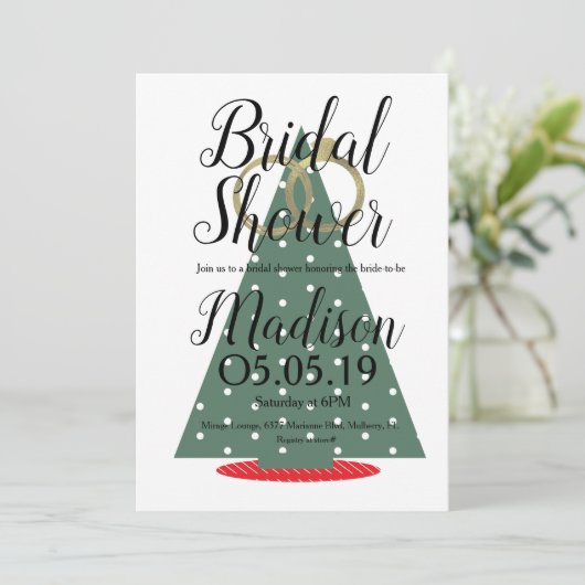 Vrijgezellenfeest met kerstbomen Folie Kaart (Staand voorkant)