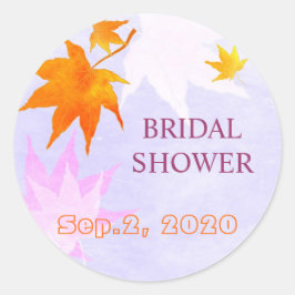 Vrijgezellenfeest met laffe landschapspleet ronde sticker