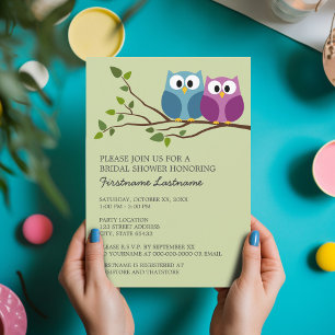 Vrijgezellenfeest met Owl Couple op Branch Kaart