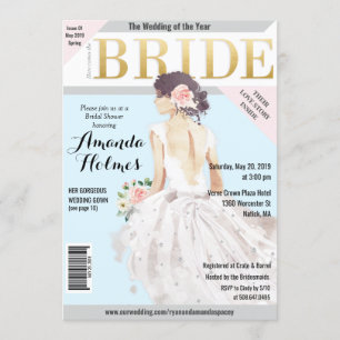 Vrijgezellenfeest Mode Magazine Uitnodiging