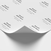 Vrijgezellenfeest Naam toevoegen Datum Jaar bedank Cadeaupapier (Hoek)