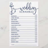 Vrijgezellenfeest Nautical Anchor Scramble (Voorkant)