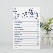 Vrijgezellenfeest Nautical Anchor Scramble (Staand voorkant)