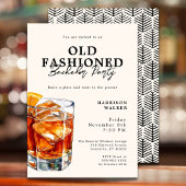 Vrijgezellenfeest Old Fashioned Whiskey Theme Eleg Kaart