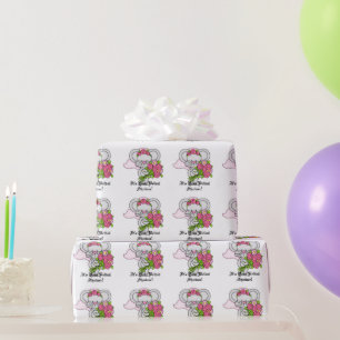 Vrijgezellenfeest omslagpapier voor muis cadeaupapier