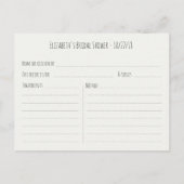 Vrijgezellenfeest Ontvang Mason Jar String Lights  Uitnodiging Briefkaart (Achterkant)