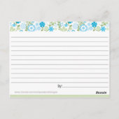 Vrijgezellenfeest Ontvangkaart Briefkaart (Achterkant)