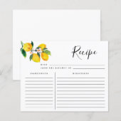 Vrijgezellenfeest Ontvangt Kaarten, Kaart met lemo (Voorkant / Achterkant)