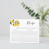 Vrijgezellenfeest Ontvangt Kaarten, Kaart met lemo (Staand voorkant)