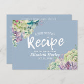 Vrijgezellenfeest Ontvangt Waterverf Succulente Pl Uitnodiging Briefkaart (Voorkant / Achterkant)