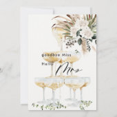 vrijgezellenfeest pampasgras kaart (Achterkant)