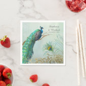 Vrijgezellenfeest Partij Pauw Tree Branch Servet (Insitu)