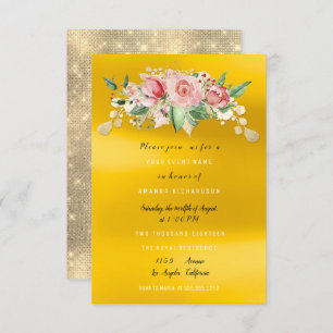 Vrijgezellenfeest Partij Roze gekleurde ventilator Kaart