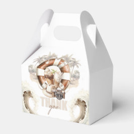 Vrijgezellenfeest Pastel Sand Beach Bedankdoosjes