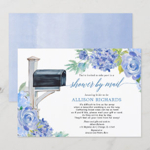 Vrijgezellenfeest per post - marineblauw - witte f kaart