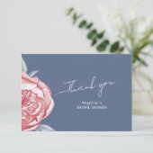 Vrijgezellenfeest plat bedankje bedankkaart (Staand voorkant)