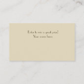 Vrijgezellenfeest Raffle Tickets Enclosure Kaart (Achterkant)