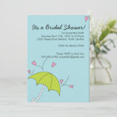 vrijgezellenfeest Raining Love Kaart (Staand voorkant)