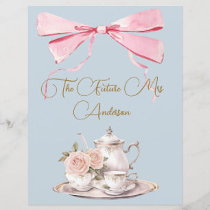 Vrijgezellenfeest Regency Tea Party Elegant Invita