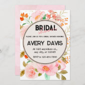 Vrijgezellenfeest rode, gele en roze rozen kaart (Voorkant / Achterkant)